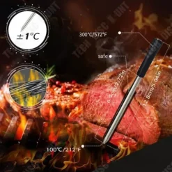 Matlagningstermometer - TD® - SH253B - Bluetooth - Vattentät - Mobilapp