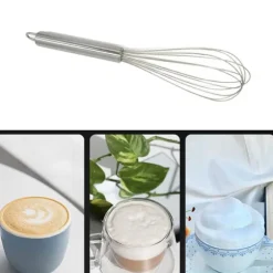 Matlagningsvisp Liten manuell vispning i rostfritt stål för att blanda vispning
