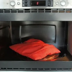 Matpåse - Tvättbar - Mikrovågsugn - 21x26 cm - Bomull och polyester - Ångficka