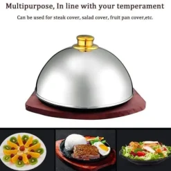 Matskydd i rostfritt stål för Hemkök Restaurang Cafe