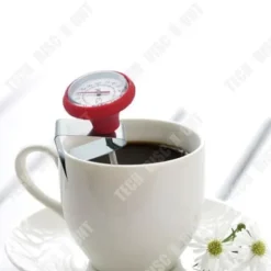 Mattermometer för Livsmedel - TD® - Rostfritt Stål - Noggrannhet ±2℃ - Röd Färg - BBQ