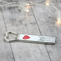 Medium Pinscher, German Pinscher - flasköppnare med en hund, personlig kylöppnare, unik present till en man från Art-Dog