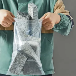 Megastora förslutningsbara zip-påsar i PE-plast 60x40cm - 100-pack