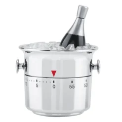 Mekanisk kökstimer i rostfritt stål - 60 minuter