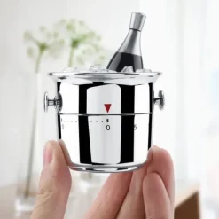 Mekanisk kökstimer i rostfritt stål - 60 minuter