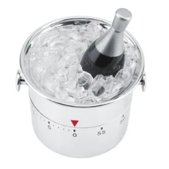 Mekanisk kökstimer i rostfritt stål - 60 minuter