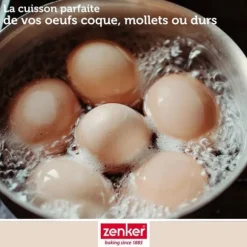 Mekanisk Timer - Rostfritt Stål - Magnetisk - 60 mn - Mått: 6x6x3.5 cm - Färg: Grå