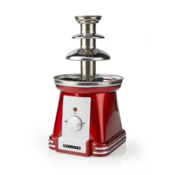 MELISSA Chokladfontän | 90 B | 32 cm | 3 metallnivåer | Röd / Vit