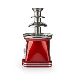 MELISSA Chokladfontän | 90 B | 32 cm | 3 metallnivåer | Röd / Vit