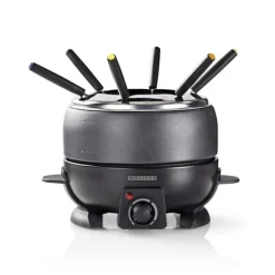 MELISSA Fondueset | 6 personer | 2,3 l | Justerbar temperaturkontroll | 800 W | Cool touch-handtag | Halkskyddade fötter | Överhettningsskydd