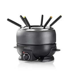 MELISSA Fondueset | 6 personer | 2,3 l | Justerbar temperaturkontroll | 800 W | Cool touch-handtag | Halkskyddade fötter | Överhettningsskydd