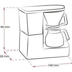 Melitta Aromaboy - Kaffemaskin - 2 koppar - svart