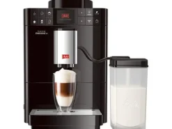 Melitta CAFFEO Passione OT - Automatisk kaffekokare med mjölkskummare - 15 bar - svart
