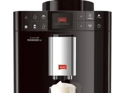 Melitta CAFFEO Passione OT - Automatisk kaffekokare med mjölkskummare - 15 bar - svart