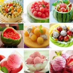 Melonskopa , fruktskopa , glasskopa , melonskärare