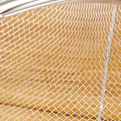 Mesh ångkorg i rostfritt stål Bekväma handtag Värmebeständig ångkorg för matlagning Kök 20x21cm