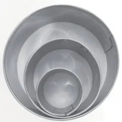 Metallisk rund utstickare 3 stycken