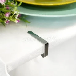Metallklämmor för bordsdukar, 4 st.
