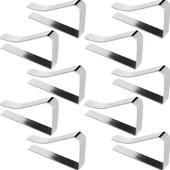 Metallklämmor för bordsdukar 10 st.