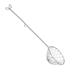 Metaltex kinesisk fonduesikt i rostfritt stål, 3 delar