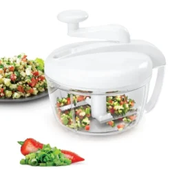 Metaltex Kitchen Helpers Topedo Salladsslunga Vit/Transparent