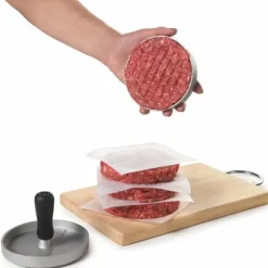 Metaltex Kitchen Helpers Hamburgerpress 11,5 cm Stål/Svart