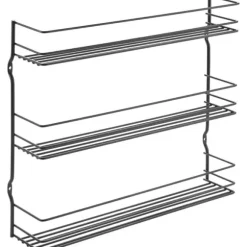 Metaltex Pepito kryddställ 3 nivåer 36x32x8 cm svart