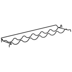 Metaltex Vinställ 25x3x68 cm Svart