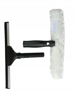 Mikrofiber fönsterputs, skrapa, INGEN MÄRKEN