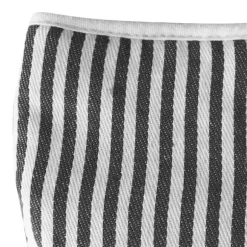 Mikrovågsugnsvantar Värmebeständiga randiga mönster Tjocka bomullsugnsvantar med snöre Kaffe