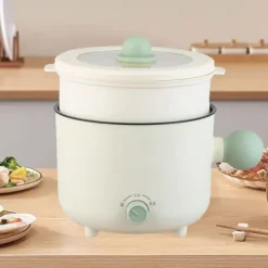Mini Elektrisk Nudelkokare - Multifunktionell liten gryta för studenthem/hembruk