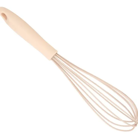 Mini Silikon Manuell Äggvisp Omrörningsskummare Mixer Blender Köksredskap Rosa