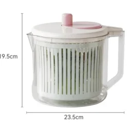 Minisalladsslunga Liten, Salladsslunga med grönsaksdiskkorg, Frukttvätt, Salladstvätt