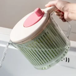 Minisalladsslunga Liten, Salladsslunga med grönsaksdiskkorg, Frukttvätt, Salladstvätt