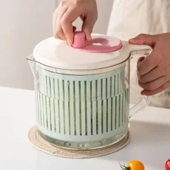 Minisalladsslunga Liten, Salladsslunga med grönsaksdiskkorg, Frukttvätt, Salladstvätt