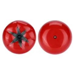 60-minuters tomatformad mekanisk nedräkningstimer för matlagning och bakning i kök (6,3 x 4,5 cm)