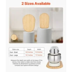 Mixerreglage Oval, Modell 15,7x11,1 tum, Till Tilt Head 5,5-8 Qt Ståmixer