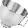 Mixerskål Metall Serveringsskål Metall Salladsskål Blandare Tillbehör Mixertillbehör Metal Mixer skålar Extra stor mixerskål Matskål