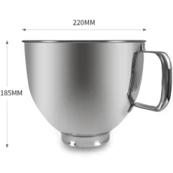 Mixerskål Metall Serveringsskål Metall Salladsskål Blandare Tillbehör Mixertillbehör Metal Mixer skålar Extra stor mixerskål Matskål