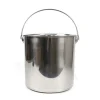 Mjölkburk - Hink - Rostfritt Stål - 20 L - Med Lock - Tjockväggad - Tål Kokande Vatten