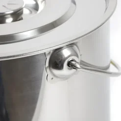 Mjölkburk - Hink - Rostfritt Stål - 20 L - Med Lock - Tjockväggad - Tål Kokande Vatten