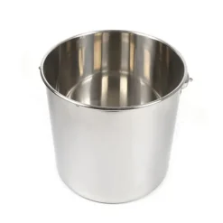 Mjölkburk - Hink - Rostfritt Stål - 20 L - Med Lock - Tjockväggad - Tål Kokande Vatten