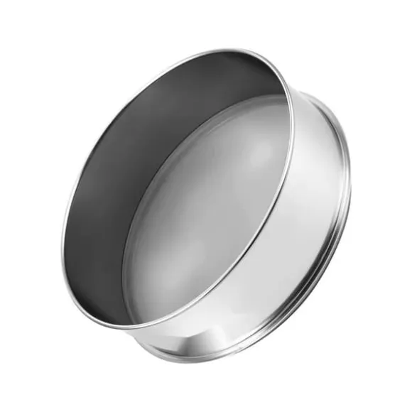 Mjölsikt 40 Mesh i rostfritt stål, finmaskig bakning, perfekt för tårtor