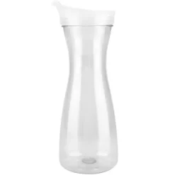 600ml akryl transparent juiceflaska vattenkanna iskall juicekanna med lock för bar hemmabruk