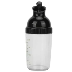 200ml salladsdressingshaker BPA-fri förhindrar läckage salladsdressingburk med lock för kök svart