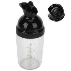 200ml salladsdressingshaker BPA-fri förhindrar läckage salladsdressingburk med lock för kök svart