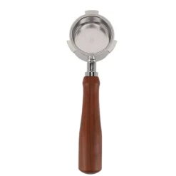 51mm bottenlöst portafilter kaffemaskin rostfritt stål portafilter 3 öron bottenlöst portafilter för Delonghi