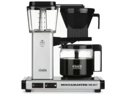 Moccamaster KBG 741, Droppande kaffebryggare, 1,25 l, 1520 W, Svart, Rostfritt stål