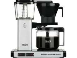 Moccamaster KBG 741, Droppande kaffebryggare, 1,25 l, 1520 W, Svart, Rostfritt stål