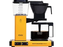 Moccamaster KBG Select Yellow Pepper, Droppande kaffebryggare, 1,25 l, Malat kaffe, 1520 W, Svart, Gul
